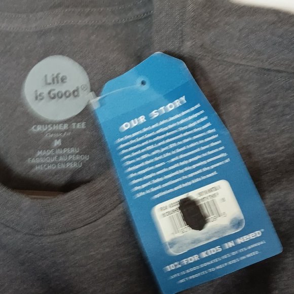 Life Is Good Whats Wrong With This Pitcher M Crisher Tee T Shirt Gray Beer Brew - Picture 6 of 7